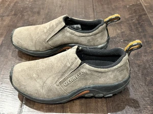 Merrell Jungle Moc Gunsmoke Para Mujer 9 Marrón Gamuza Clásicos Zapatos sin Cordones Trail - Imagen 1 de 7