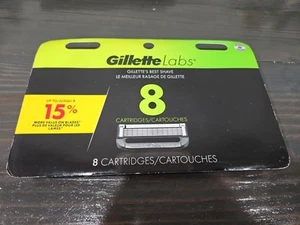Gillette Labs Razor Blade Refills 8 Cartridges NEW W - Picture 1 of 3