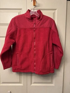 Children’s Place Red Full Zip Fleece Jacket Kids Size 10-12 Outdoors - Picture 1 of 9