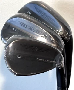 Titleist Vokey SM10 Jet Black Wedge Set 52-12, 56-10, 60-10 Steel RH NEW! - Picture 1 of 5