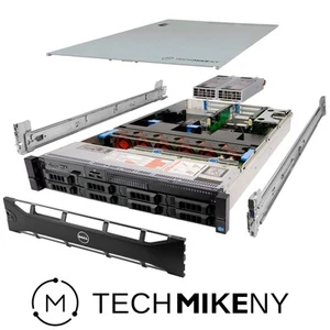 Dell PowerEdge R730 Server E5-2680v4 2.40Ghz 14-Core 32GB HBA330 Rails - Picture 1 of 5