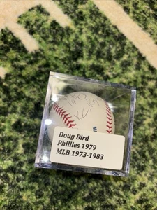 Baseball autografato Doug Bird con custodia, Royals, Phillies OML - Foto 1 di 6