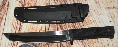 Cold Steel Recon Tanto 7" San Mai Satin Finish CS35AM Fixed Blade w/Sheath - Image 1 of 4