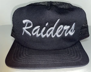 Cappello camionista snapback Los Angeles Raiders - maglia nuova epoca vintage NFL anni 90 - Foto 1 di 5