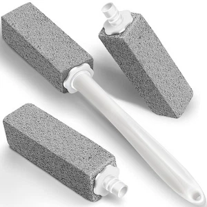 Pumice Stone for Toilet Cleaning with Extra Long Handle, Replaceable Design, ... - Picture 1 of 6