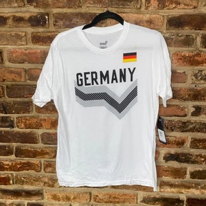 NWT Gen2 Boys Germany Soccer White Graphic Short Sleeve T-Shirt Youth Size XL - Picture 1 of 5