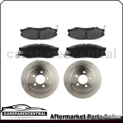 Rotores delanteros pastillas de freno de cerámica para Nissan 200SX 1987 1988 Foto 1 de 4