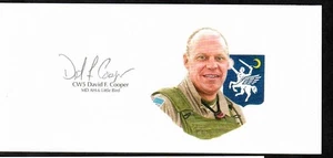 David Cooper Signed Cut Signature GOE Lithograph MD AH-6 Little Bird Pilot - Picture 1 of 1