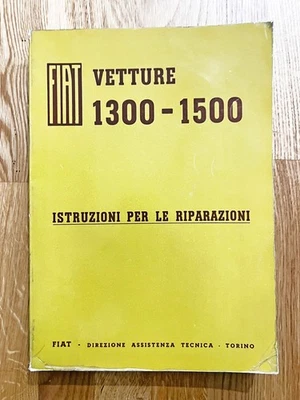 FIAT Vetture 1300 e 1500 – Istruzioni per le Riparazioni - Bild 1 von 4