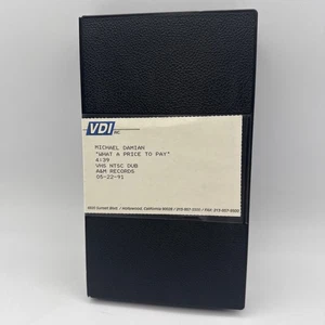 Michael Damian What a Price to Pay VHS Music Video Promo Advance DUB 1991 RARE - Picture 1 of 9