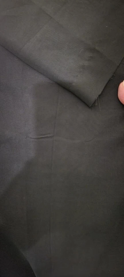 Hi Multi Chiffon Fabric. Black. By The Yard - Image 1 of 1