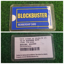 1 OF THE OLDEST  YOU WILL FIND ON EBAY BLOCKBUSTER CARD 12/6/1990-33 YEARS OLD