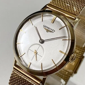 LONGINES Cal.23Z 10KGF Men's vintage watch Silver dial 1950's - Picture 1 of 14