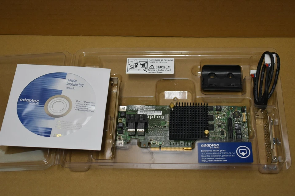 Adaptec RAID Card ASR-7805 6Gbs SAS- PCI EXPRESS 3.0 X8 -1GB Cache - Image 1 of 1