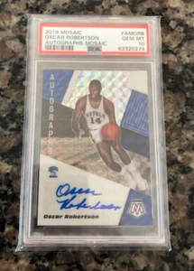 2019 Oscar Robertson Mosaic Autographs PSA 10 - Picture 1 of 4