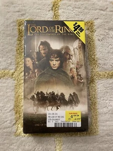 LOTR Fellowship of the Ring VHS Factory Sealed - Picture 1 of 7