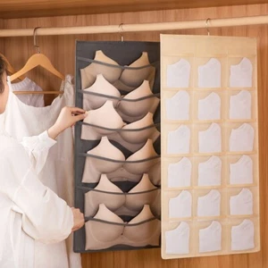 Hanging Wardrobe Organiser Bra Underwear Sock Closet Storage Hanger Double Sided - Picture 1 of 6