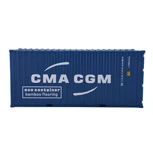 Modellino contenitore spedizione 1:35 CMA CGM 20GP plastica ufficio decorazione casa giocattolo - Foto 1 di 9