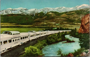 Vtg California Zephyr Passenger Train Burlington Rio Grande Railroad Postcard - Picture 1 of 2
