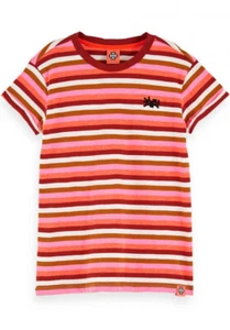 -50% Scotch R'Belle T-Shirt Gr. 140/10Y~pink rot Super soft~NP 29,95 €~NEU - Picture 1 of 1