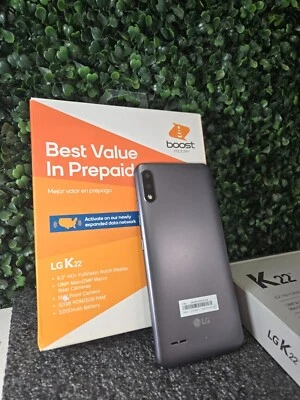 LG K22 LGK200TMANB - 32 GB - Titan (Boost Mobile) (Single SIM) ENVÍO GRATUITO A EE. UU. Foto 1 de 4