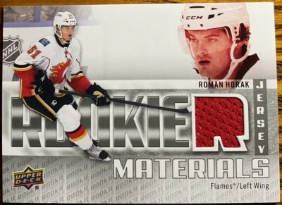 2011-12 Upper Deck Rookie Materials Roman Horak #RM-RH Calgary Flames - Image 1 of 2