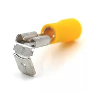 200pcs 12-10AWG Piggyback Spade Terminals 6.3mm Insulated Wire Crimp Connectors - Picture 1 of 7