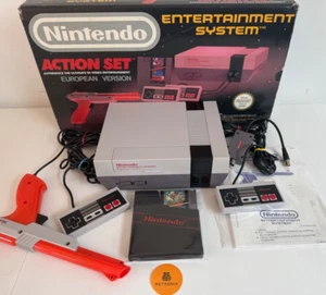 Nintendo Nes Boxed Action Set Konsole Komplett EU Version PAL B Getestet - Bild 1 von 24