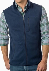 $100 Southern Tide Samson Peak Vest Mens 2XL Fleece Full Zip XXL Extra X Large - Picture 1 of 8