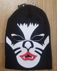 KISS Peter Criss WINTER Mask Hat Ski Mask NEW WITH TAG Rare Rock Merchandise - Picture 1 of 5