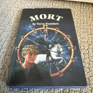 Mort by Terry Pratchett (1987, HC) NAL first US hardcover BCE Discworld 4 Death - Picture 1 of 8