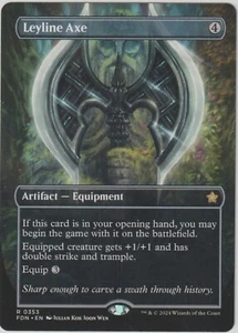 MTG - Foundations - Leyline Axe *Borderless* - Bild 1 von 1
