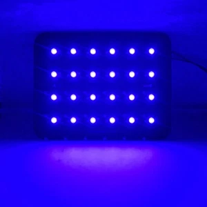 24W 430nm~440nm Purple-Blue LED + PCB DIY Lamp Spot Light Bulb Curing Aquarium - Picture 1 of 9