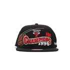 Michell &amp; Ness NBA HWC Chicago Bulls 96 Champions Wave Snapback Hat Black *NEW*