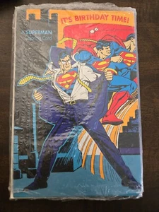 AMERICAN GREETINGS Superman 1993 Forget Me Not Birthday Coloring Cards NEW - Picture 1 of 6