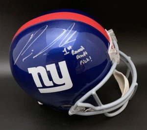 Casco FIRMADO Prince Amukamara Gigantes 1er DP Novato Graph PSA/ADN AUTOGRAFIADO - Imagen 1 de 3