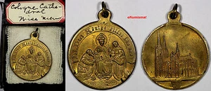 GERMANY Bronze Medal 1880 Completion Of Cologne Cathedral High Grade SCARCE (00) - Picture 1 of 5