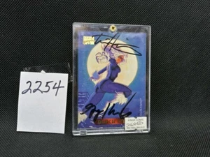 Tarjeta de obra maestra de Marvel 1994 de #6 gato negro firmada por Greg & Tim Hildebandt - Imagen 1 de 2