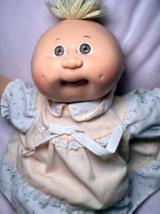 Vintage Original, 1982 Cabbage Patch Doll, Dimples Brown Eyes Blonde Hair - Picture 1 of 10