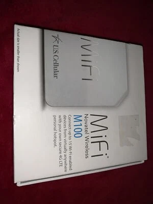 NovAtel Wireless MiFi M100 US Cellular 4G LTE Mobile WiFi Hotspot Up - Imagem 1 de 4