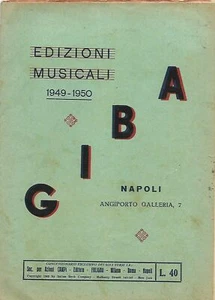CANZONIERE GIBA 1949/1950 RD01 - Picture 1 of 2