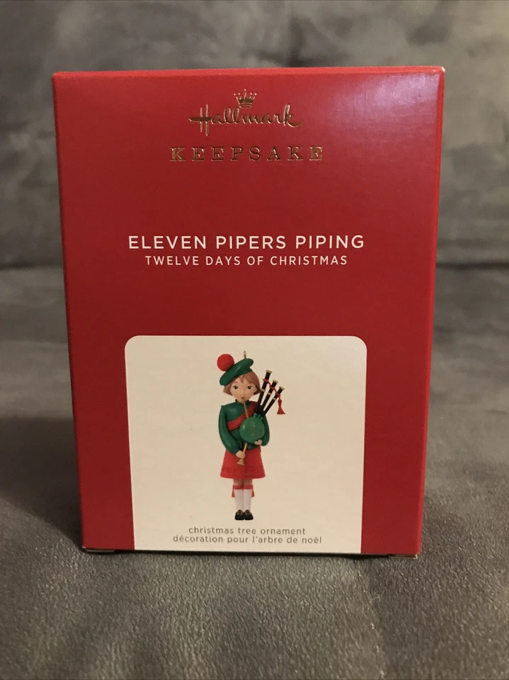 Hallmark Twelve Days of Christmas Eleven Pipers Piping Ornament - 1399QXR9125