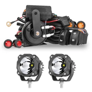 Cápsulas LED de 2,6" Luz de conducción Off Road Spot Luces de zanja y kit de señal de giro UTV 12V - Imagen 1 de 22