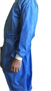 Disposable Gown Non Medical Protection Level 2 43 GSM SMS Fabric FDA Approved - Picture 1 of 1