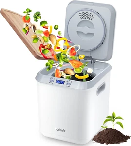 Electric Composter for Kitchen: Smart Compost Bin Outdoor/Indoor, Odorless/Auto- - Picture 1 of 14