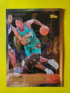 SHAREEF ABDUR-RAHIM - RC ROOKIE #128 VANCOUVER GRIZZLIES - 1996-97 TOPPS 50 YEAR - Picture 1 of 3