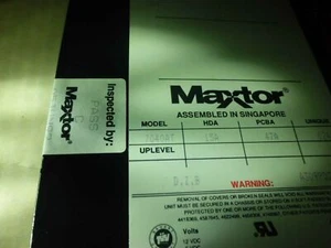DISQUE DUR IDE 7040 AT MAXTOR 40 Mo - Photo 1/3