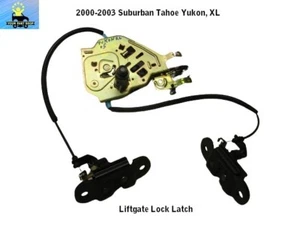 00 01 02 03 Chevy Tahoe Suburban Yukon XL Rear Liftgate Lock Latches OEM - Picture 1 of 10