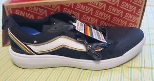 VANS Ultra Range Acolchado Pride Negro/Blanco Verdadero Hombres 13 - Imagen 1 de 9