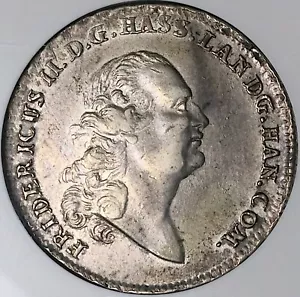 1778 NGC XF 45 Hesse-Cassel Thaler Friedrich Sternthaler Silver Coin (23052603C) - Picture 1 of 6